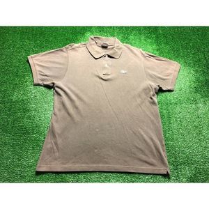 Lacoste Men's Short Sleeve Polo Shirt Size 7 Brown